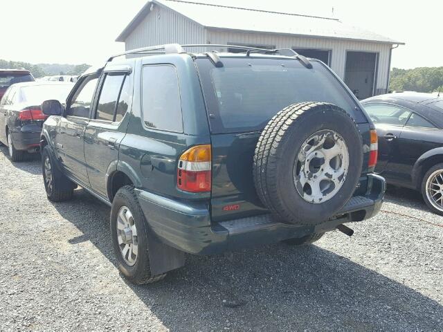 4S6DM58W6Y4407856 - 2000 HONDA PASSPORT E GREEN photo 3