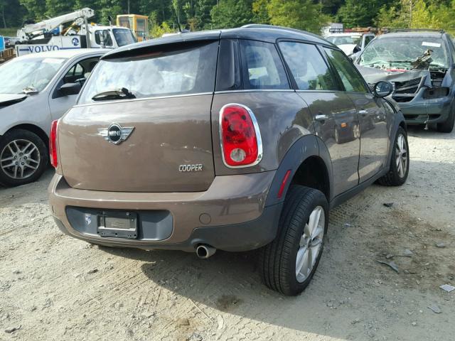 WMWZB3C55CWM29577 - 2012 MINI COOPER COU BROWN photo 4