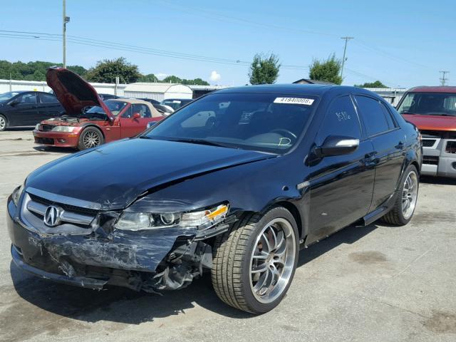 19UUA76528A054885 - 2008 ACURA TL TYPE S BLACK photo 2