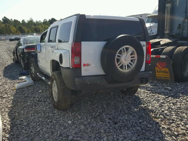 5GTDN136068308202 - 2006 HUMMER H3 WHITE photo 3