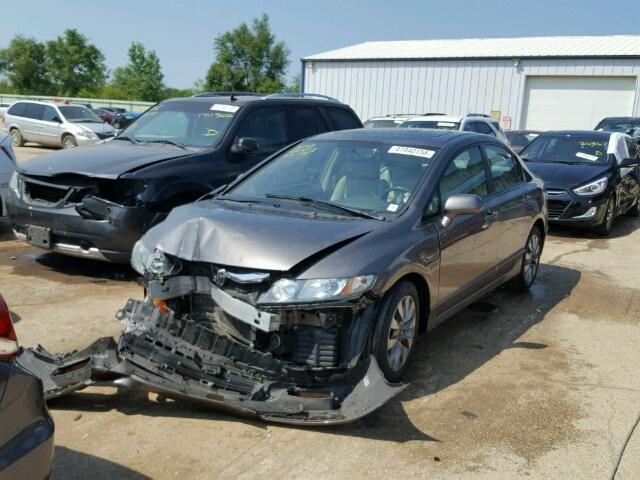 19XFA16909E010275 - 2009 HONDA CIVIC EXL 灰色 照片 2