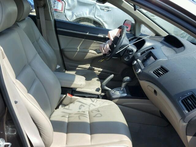 19XFA16909E010275 - 2009 HONDA CIVIC EXL 灰色 照片 5