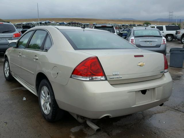 2G1WF5E38C1132188 - 2012 CHEVROLET IMPALA LS CREAM photo 3