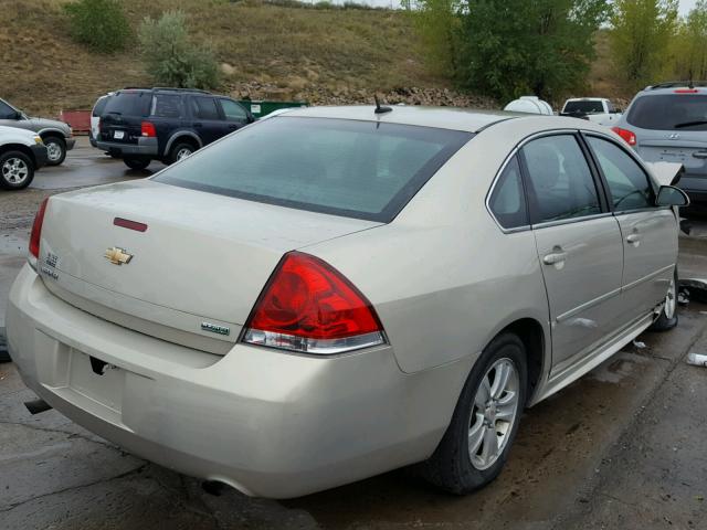 2G1WF5E38C1132188 - 2012 CHEVROLET IMPALA LS CREAM photo 4