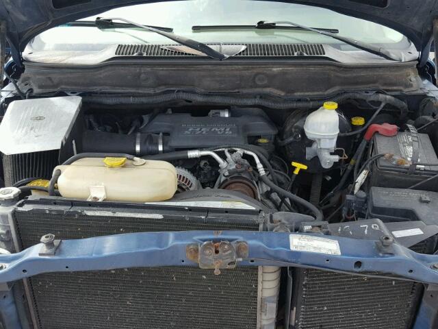 3D7KU28D94G173037 - 2004 DODGE RAM 2500 S BLUE photo 7