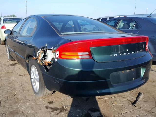 2B3HD46R4WH109345 - 1998 DODGE INTREPID GREEN photo 3