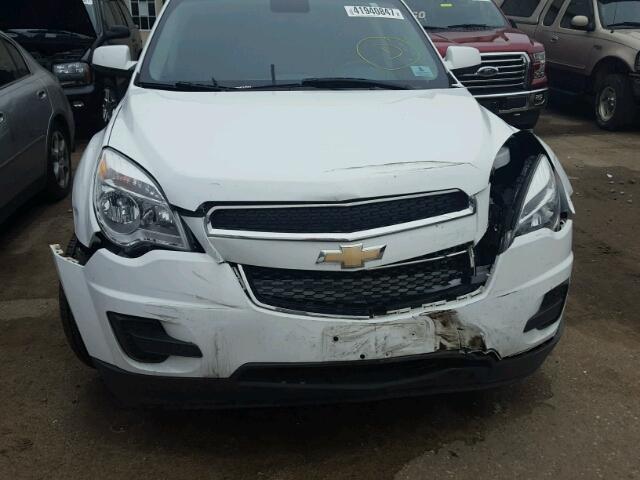 2GNALDEK5D1126966 - 2013 CHEVROLET EQUINOX WHITE photo 9