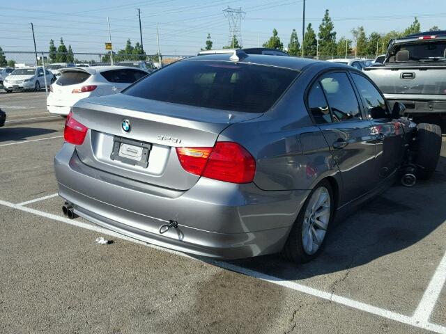 WBAPH7C57BE461688 - 2011 BMW 328 I CHARCOAL photo 4