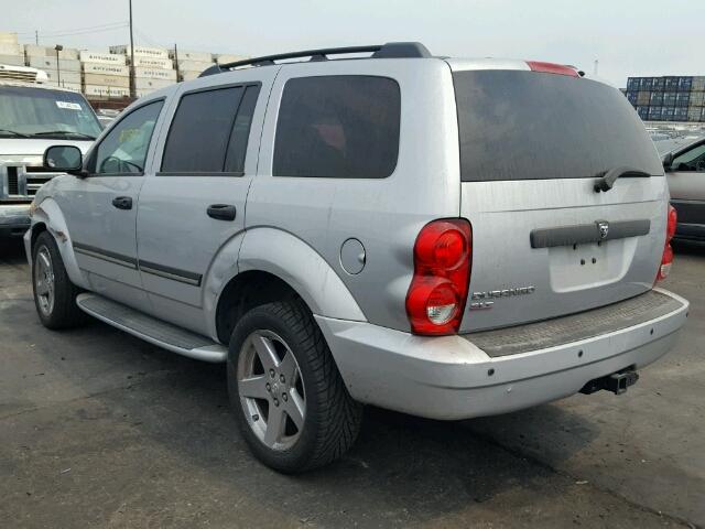 1D8HB48N47F550069 - 2007 DODGE DURANGO SL SILVER photo 3