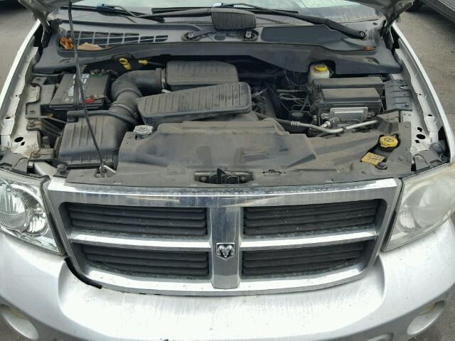 1D8HB48N47F550069 - 2007 DODGE DURANGO SL SILVER photo 7