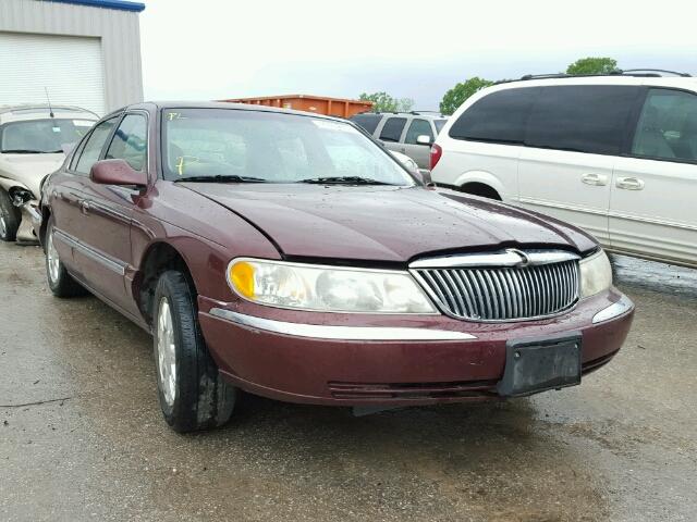 1LNHM97V21Y602068 - 2001 LINCOLN CONTINENTA MAROON photo 1