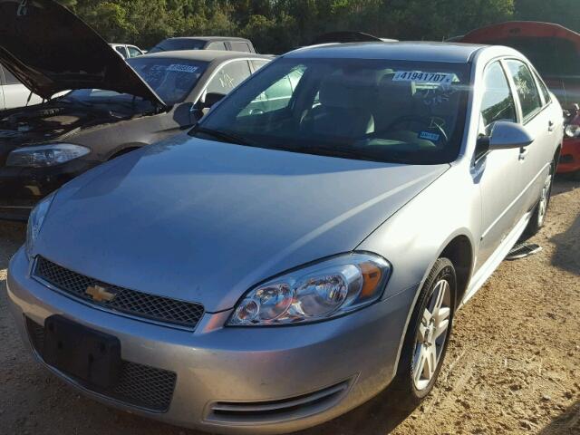 2G1WB5E32E1103624 - 2014 CHEVROLET IMPALA LIM SILVER photo 2