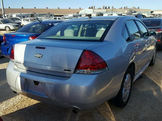 2G1WB5E32E1103624 - 2014 CHEVROLET IMPALA LIM SILVER photo 4