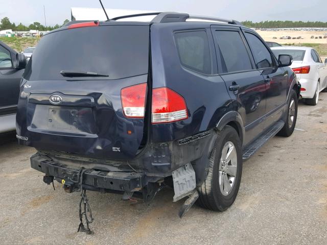 KNDJJ741X95012007 - 2009 KIA BORREGO LX BLUE photo 4