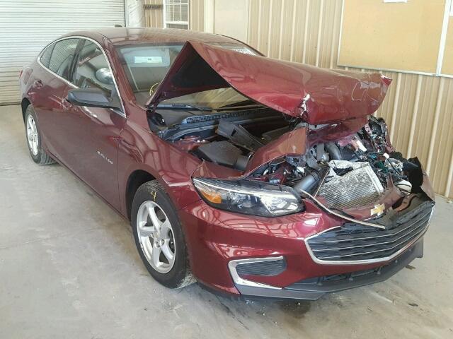 1G1ZB5ST7GF281915 - 2016 CHEVROLET MALIBU LS BURGUNDY photo 1