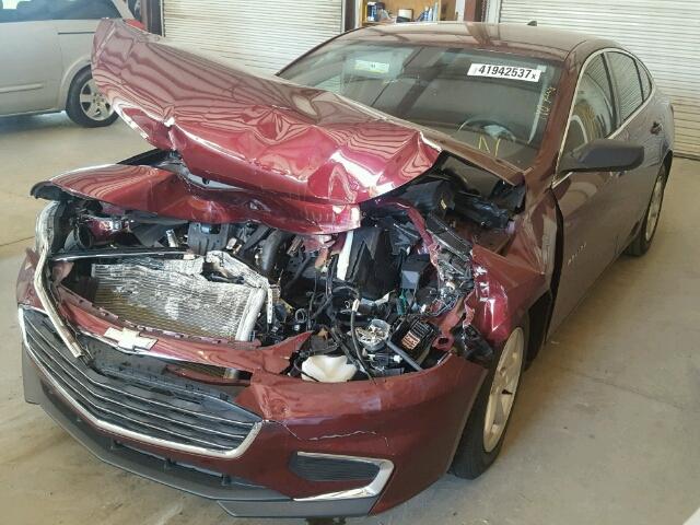 1G1ZB5ST7GF281915 - 2016 CHEVROLET MALIBU LS BURGUNDY photo 2