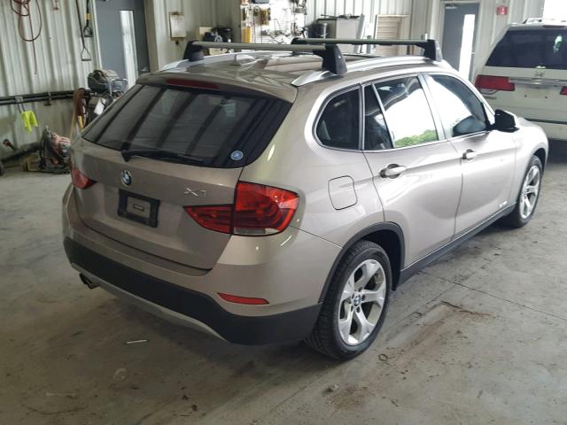 WBAVM1C58EVW49110 - 2014 BMW X1 SDRIVE2 BEIGE photo 4