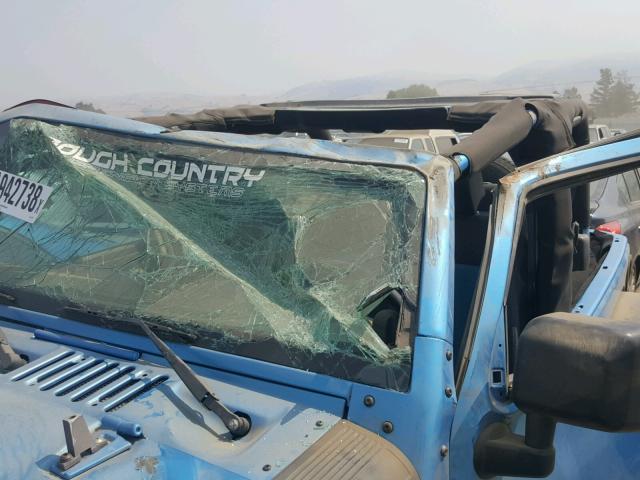 1J4AA2D19AL160145 - 2010 JEEP WRANGLER S BLUE photo 10