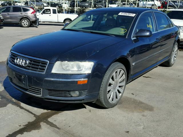 WAUML44E15N016382 - 2005 AUDI A8 L QUATT BLUE photo 2