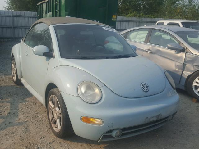 3VWCD31Y44M345636 - 2004 VOLKSWAGEN NEW BEETLE ტურკოუსი ფოტო 1