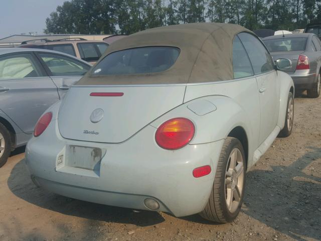 3VWCD31Y44M345636 - 2004 VOLKSWAGEN NEW BEETLE ტურკოუსი ფოტო 4