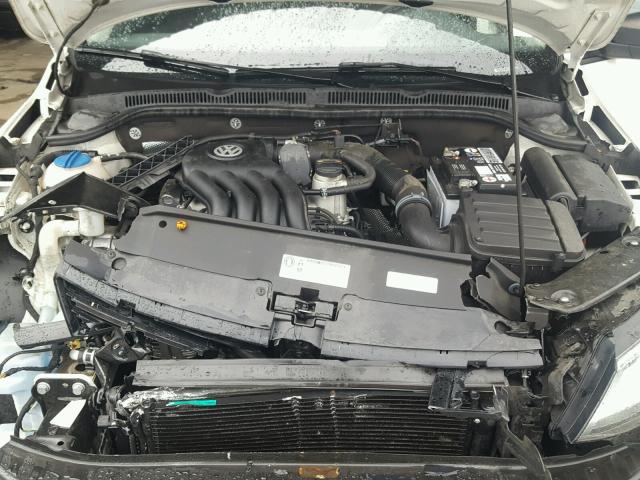 3VW2K7AJ4CM401424 - 2012 VOLKSWAGEN JETTA BASE Սպիտակ լուսանկար 7