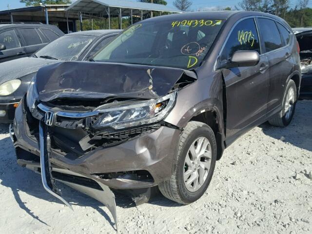 2HKRM3H53FH509007 - 2015 HONDA CR-V GRAY photo 2