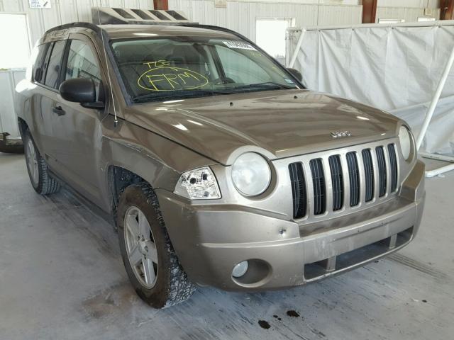 1J8FT47048D691691 - 2008 JEEP COMPASS SP BROWN photo 1