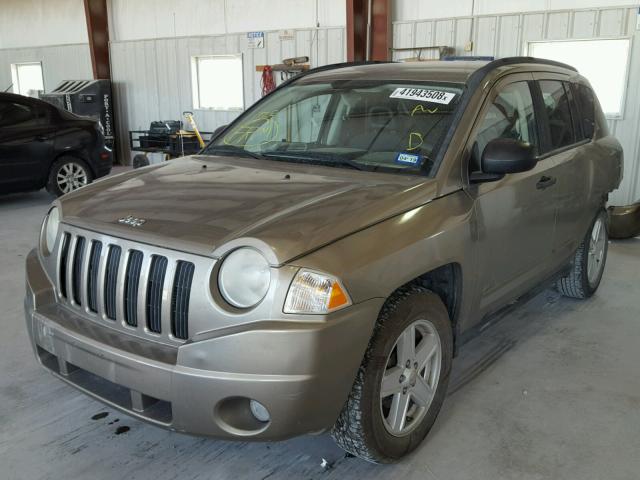 1J8FT47048D691691 - 2008 JEEP COMPASS SP BROWN photo 2