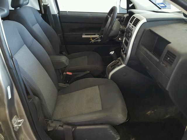 1J8FT47048D691691 - 2008 JEEP COMPASS SP BROWN photo 5