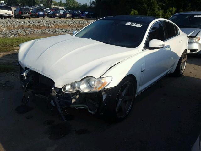 SAJWA07C091R17732 - 2009 JAGUAR XF WHITE photo 2