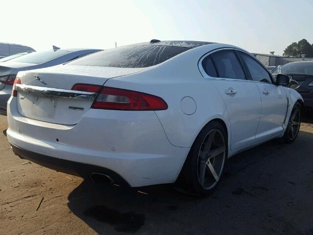 SAJWA07C091R17732 - 2009 JAGUAR XF WHITE photo 4