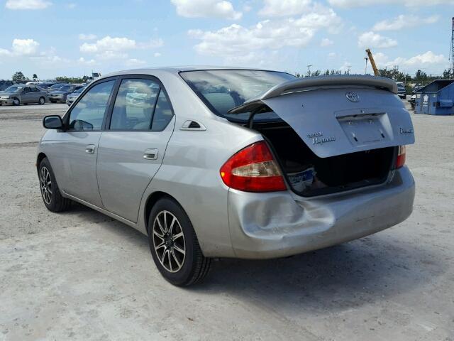 JT2BK18U030070384 - 2003 TOYOTA PRIUS GRAY photo 3