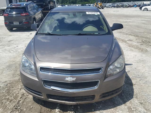 1G1ZA5E07AF192180 - 2010 CHEVROLET MALIBU LS TAN photo 9