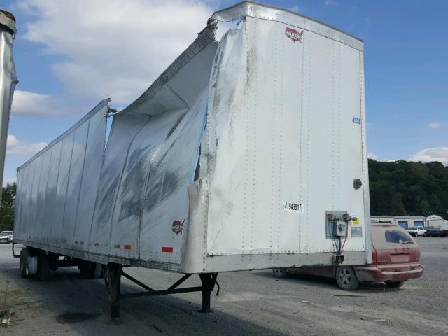 1JJV532D0JL046606 - 2018 WABASH TRAILER WHITE photo 1