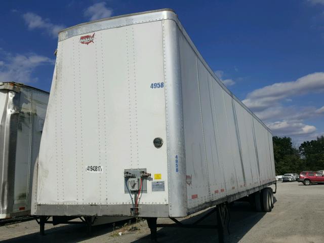 1JJV532D0JL046606 - 2018 WABASH TRAILER WHITE photo 3