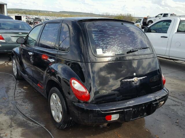 3A4FY48B87T529168 - 2007 CHRYSLER PT CRUISER BLACK photo 3