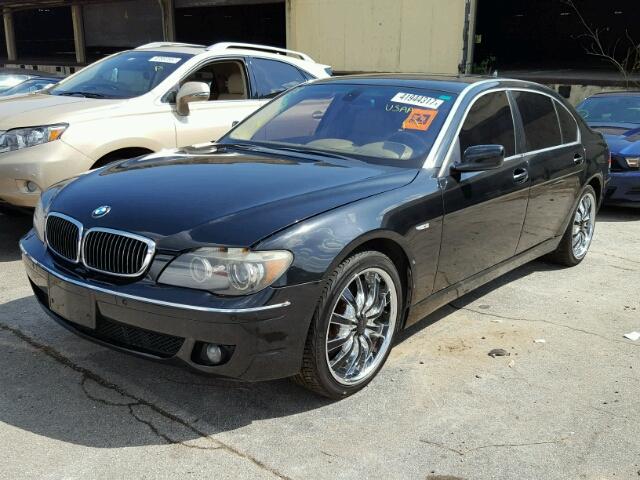 WBAHN83538DT83282 - 2008 BMW 750 LI BLACK photo 2