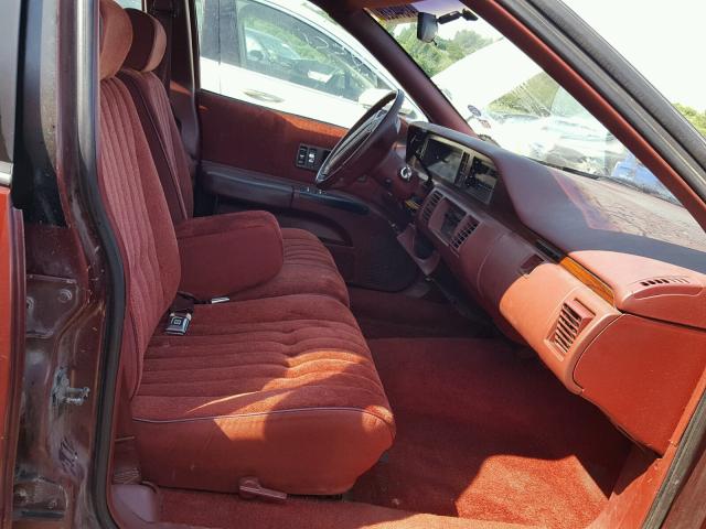 1G1BL53E3MW148580 - 1991 CHEVROLET CAPRICE BURGUNDY photo 5