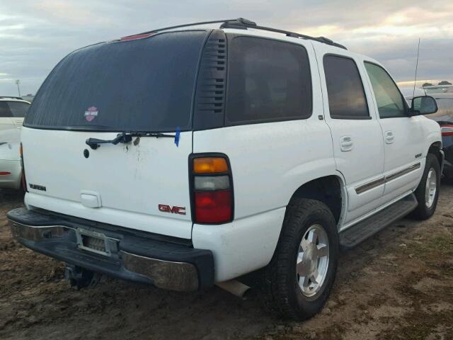 1GKEK13TX4J305005 - 2004 GMC YUKON WHITE photo 4