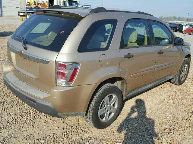 2CNDL13F566136120 - 2006 CHEVROLET EQUINOX GOLD photo 4