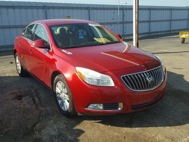 2G4GR5ER6D9248088 - 2013 BUICK REGAL RED photo 1
