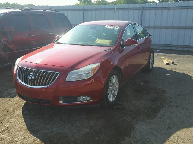 2G4GR5ER6D9248088 - 2013 BUICK REGAL RED photo 2
