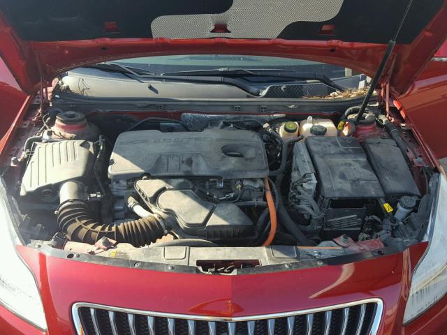 2G4GR5ER6D9248088 - 2013 BUICK REGAL RED photo 7