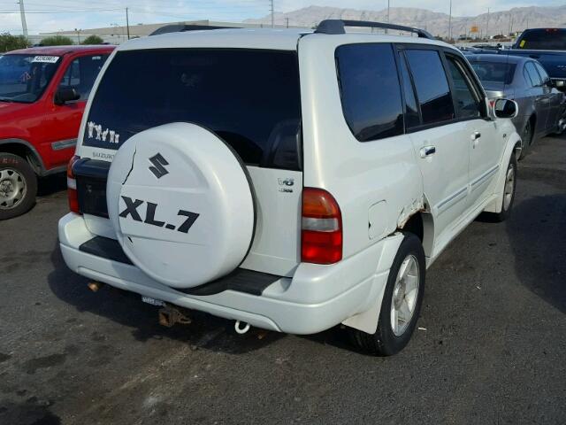 JS3TX92V224107733 - 2002 SUZUKI XL7 WHITE photo 4