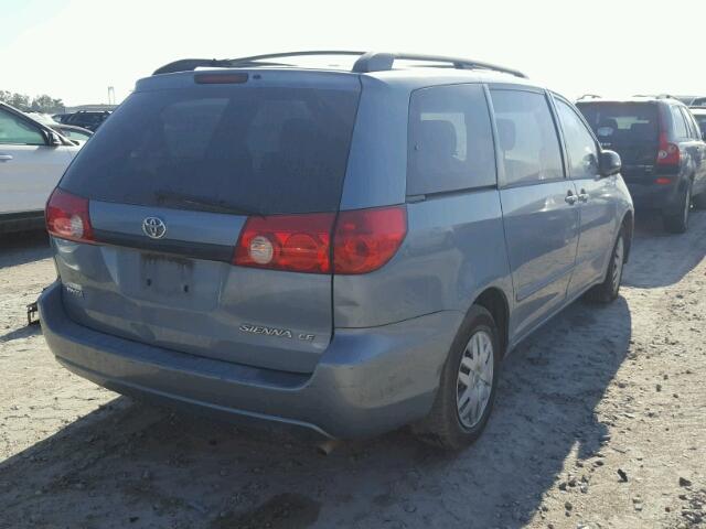 5TDZA23C86S570825 - 2006 TOYOTA SIENNA CE GRAY photo 4