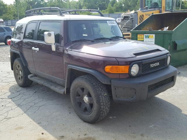 JTEBU11FX70062694 - 2007 TOYOTA FJ CRUISER MAROON photo 1