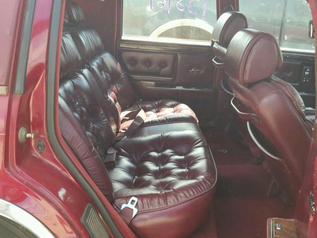 1C3BU663XJD223615 - 1988 CHRYSLER NEW YORKER RED photo 6