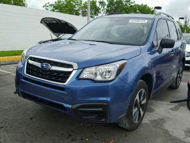 JF2SJABC6HH536064 - 2017 SUBARU FORESTER 2 BLUE photo 2