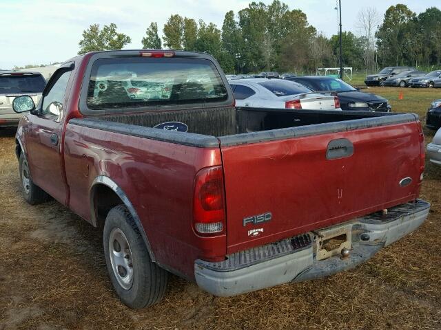 1FTRF17232NA06920 - 2002 FORD F150 MAROON photo 3